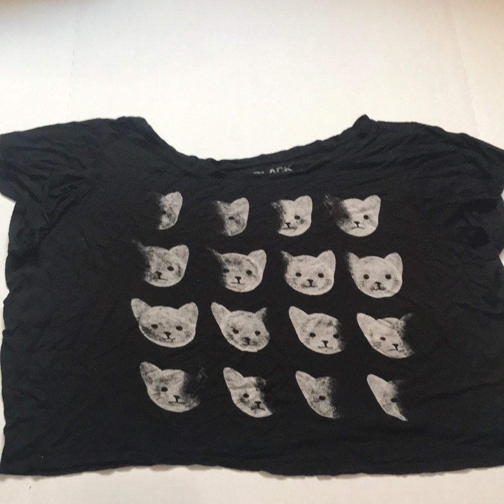 Cat crop top